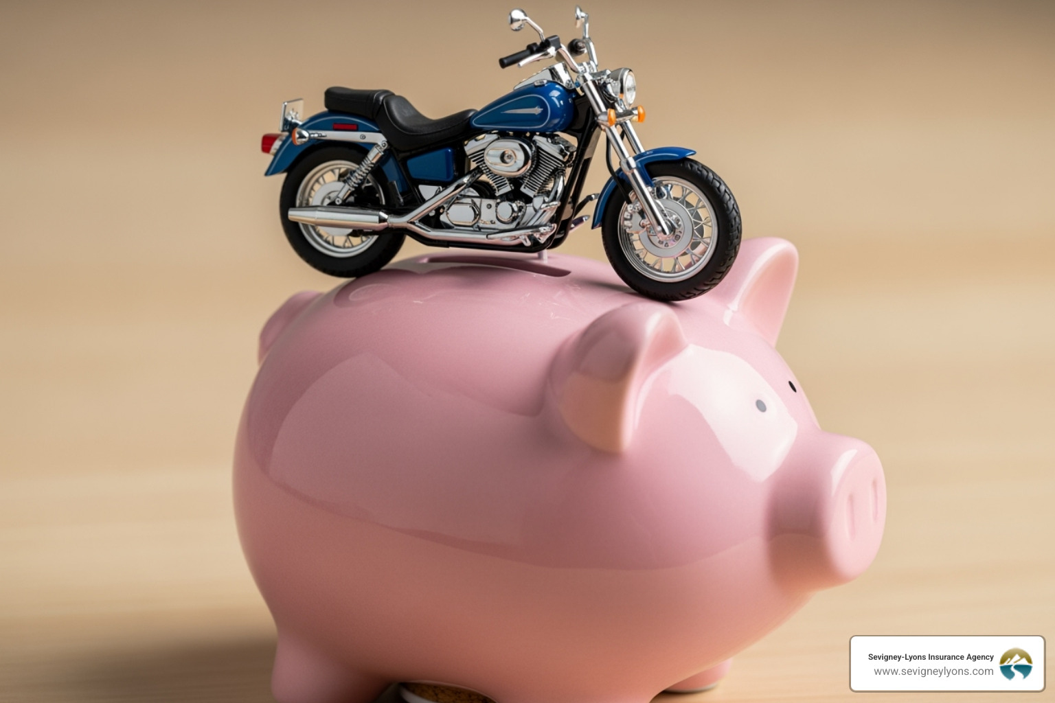 piggy bank with a motorcycle on it - Motorcycle insurance for beginners piggy bank with a motorcycle on it - Motorcycle insurance for beginners
