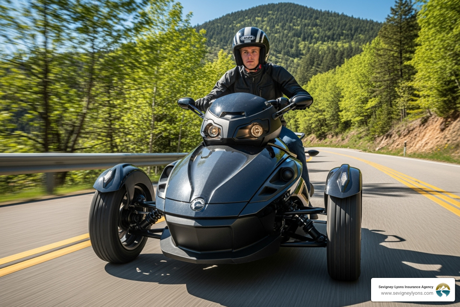 Sample insurance declaration page with key coverages highlighted - Can-Am Spyder insurance Sample insurance declaration page with key coverages highlighted - Can-Am Spyder insurance
