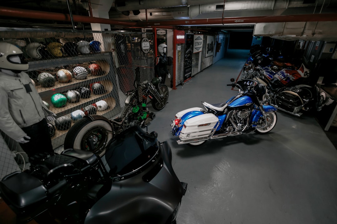 classic motorcycle stored securely in a garage - Classic motorcycle insurance classic motorcycle stored securely in a garage - Classic motorcycle insurance