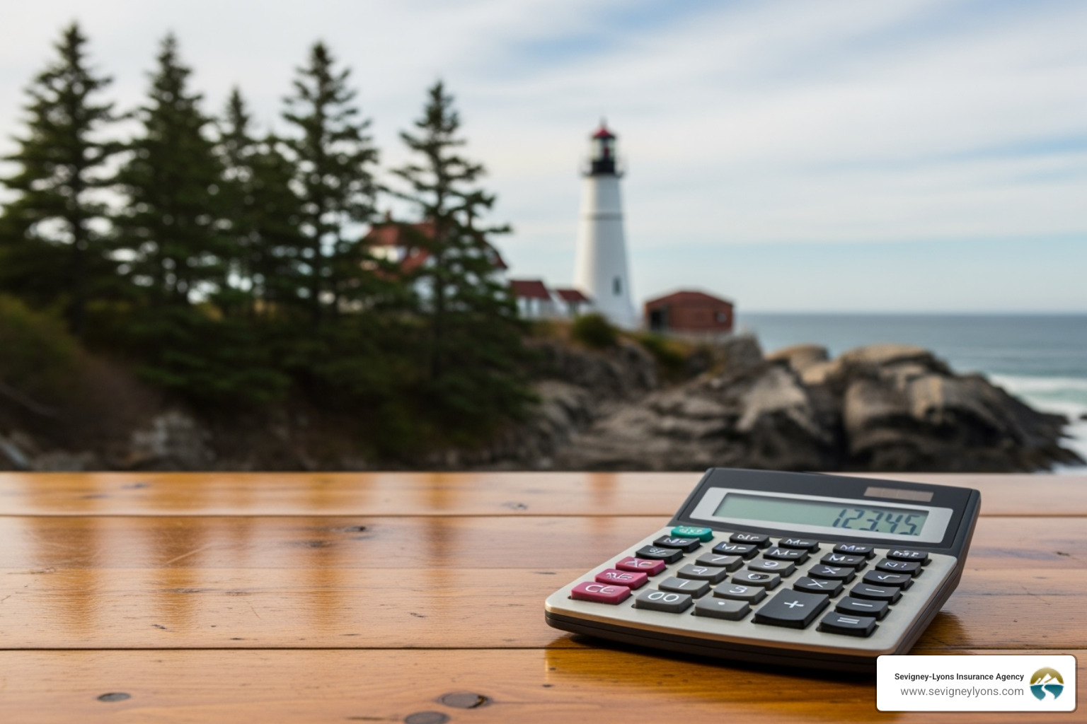 Calculator with Maine-themed background - Professional Liability Insurance Maine Calculator with Maine-themed background - Professional Liability Insurance Maine