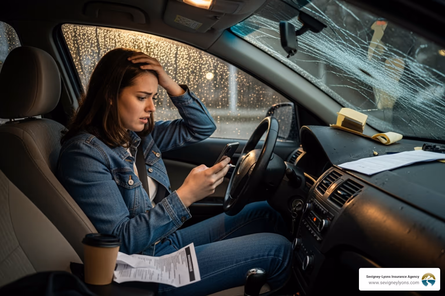 Maine driver's license with graduated license restrictions highlighted - car insurance for young adults with accidents