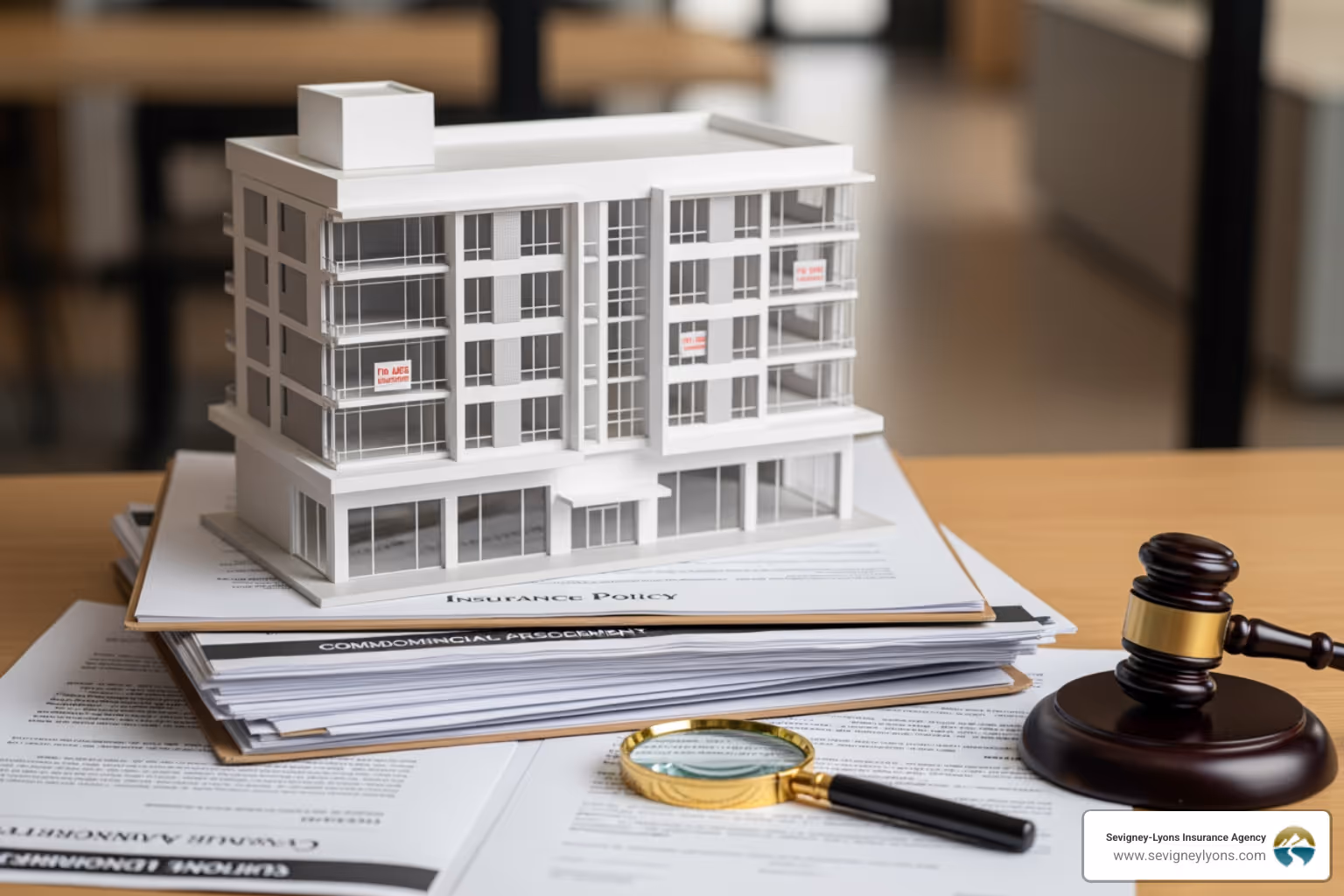 diagram showing split responsibilities - comercial condo insurance