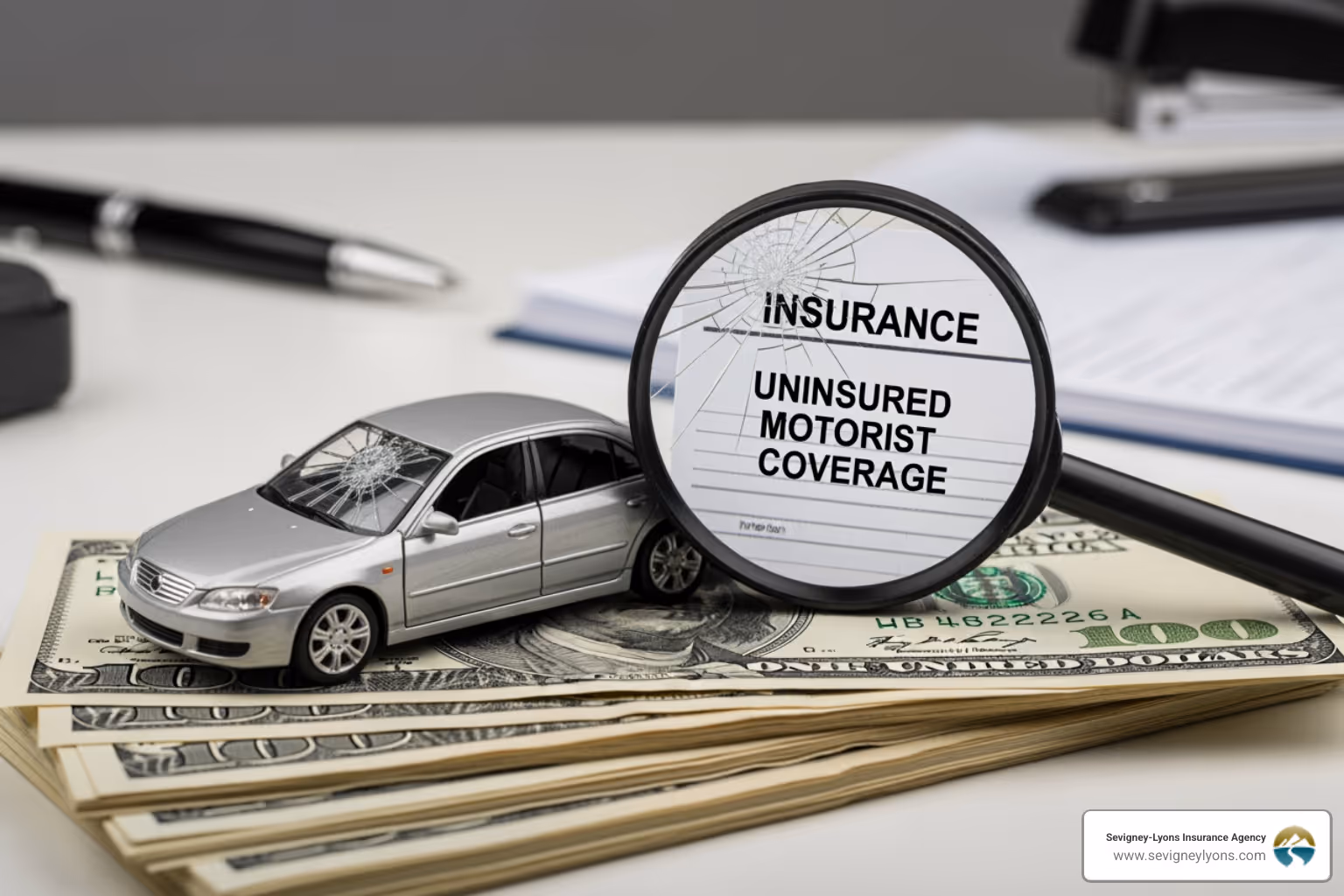 Hospital bill and car repair estimate side-by-side - Uninsured motorist coverage Hospital bill and car repair estimate side-by-side - Uninsured motorist coverage