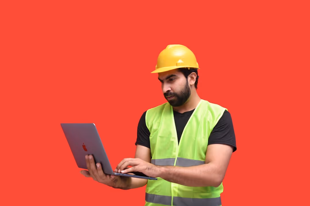 contractor reviewing insurance quote on tablet - Tools Insurance for Contractors contractor reviewing insurance quote on tablet - Tools Insurance for Contractors