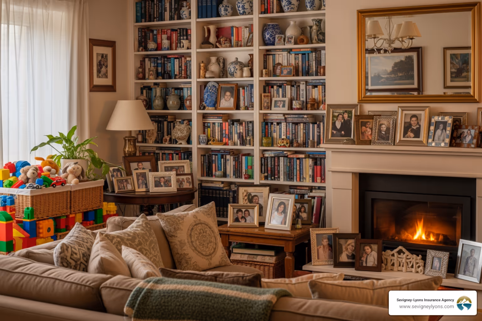 Family's personal belongings inside a home - what is one of the main benefits of homeowners insurance Family's personal belongings inside a home - what is one of the main benefits of homeowners insurance