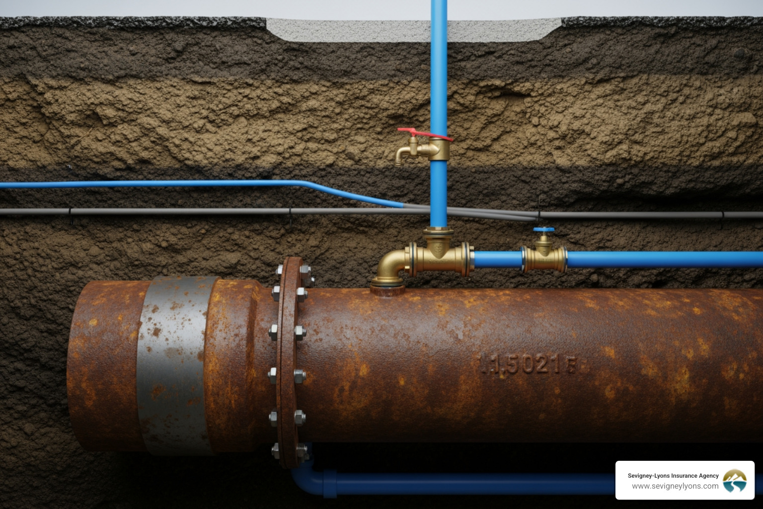 water main vs service line diagram - does homeowners insurance cover water main replacement