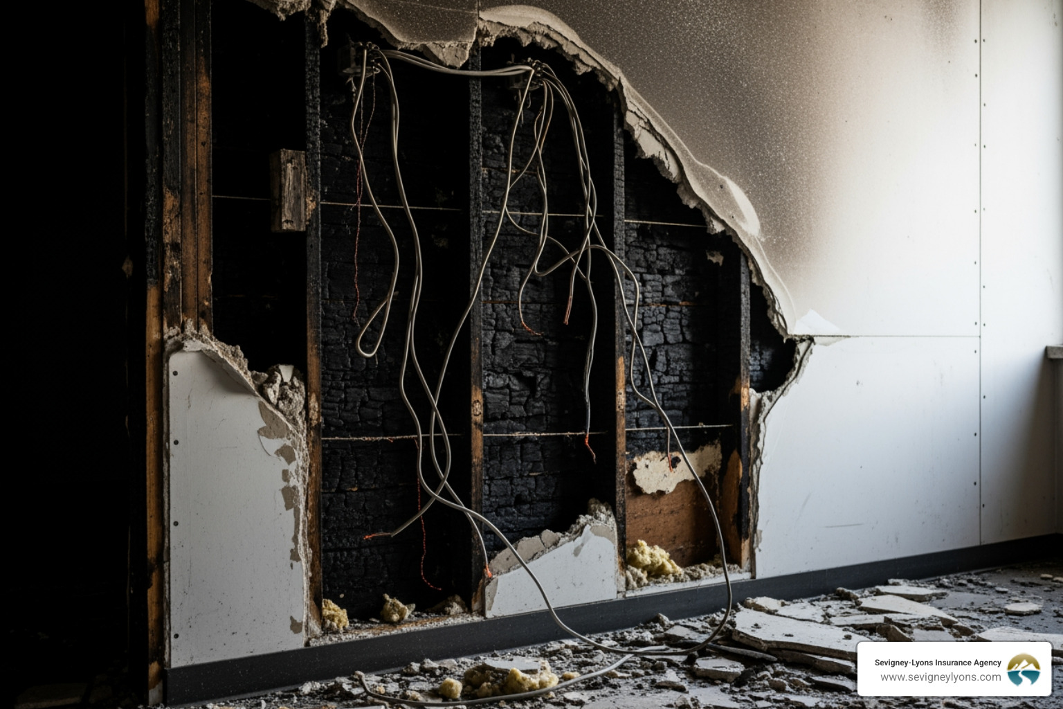 fire damaged wall - electrical contractors insurance fire damaged wall - electrical contractors insurance