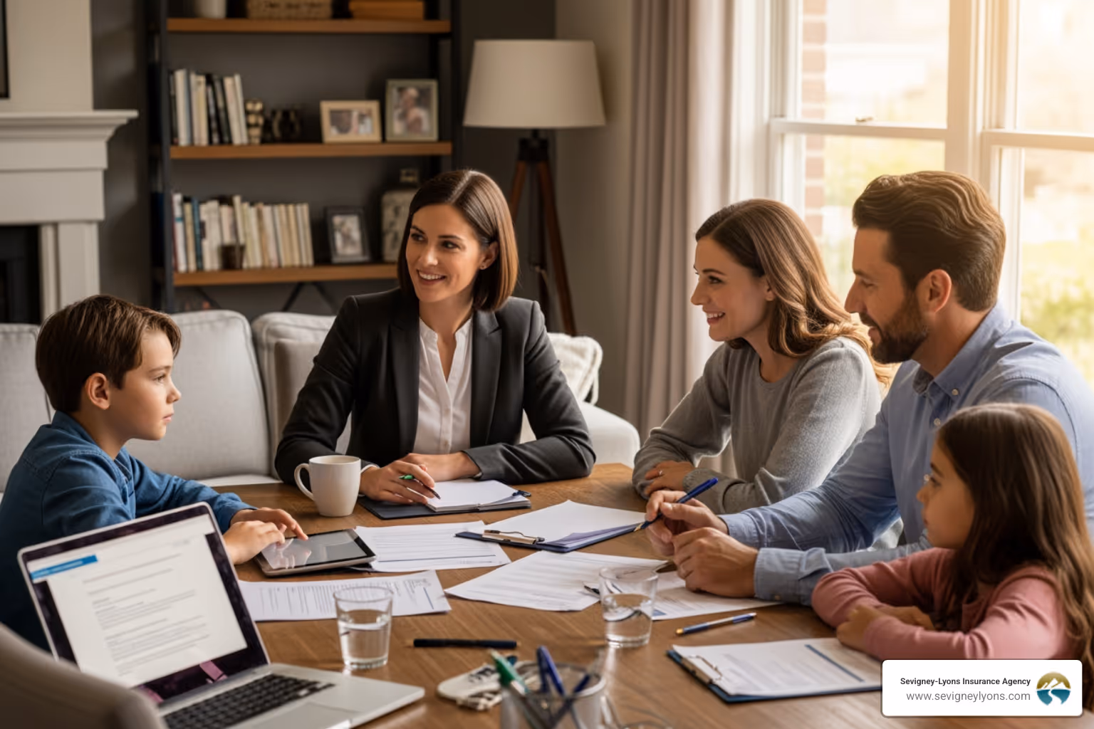 insurance advisor meeting with family - Experienced insurance advisors