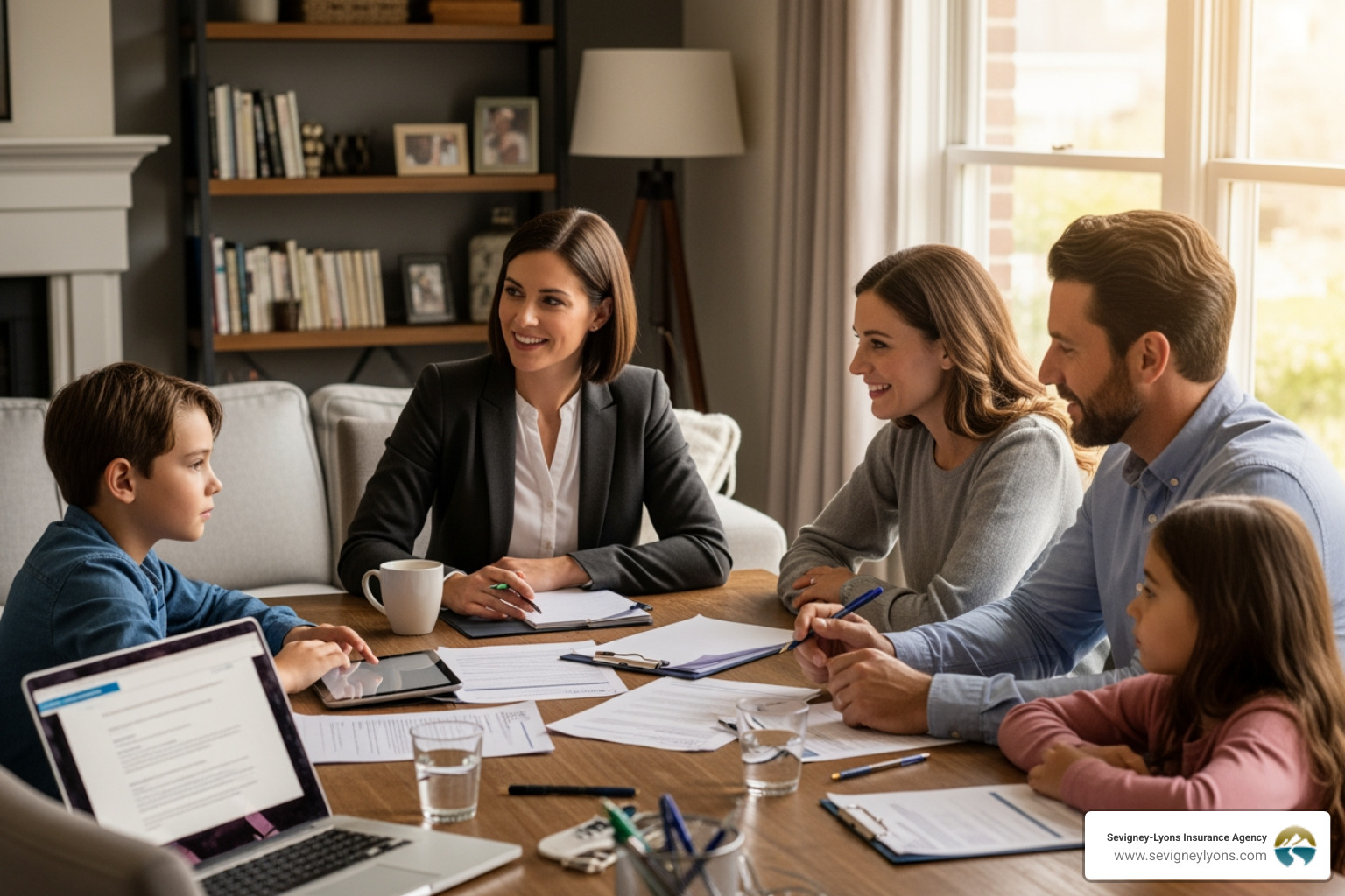 insurance advisor meeting with family - Experienced insurance advisors