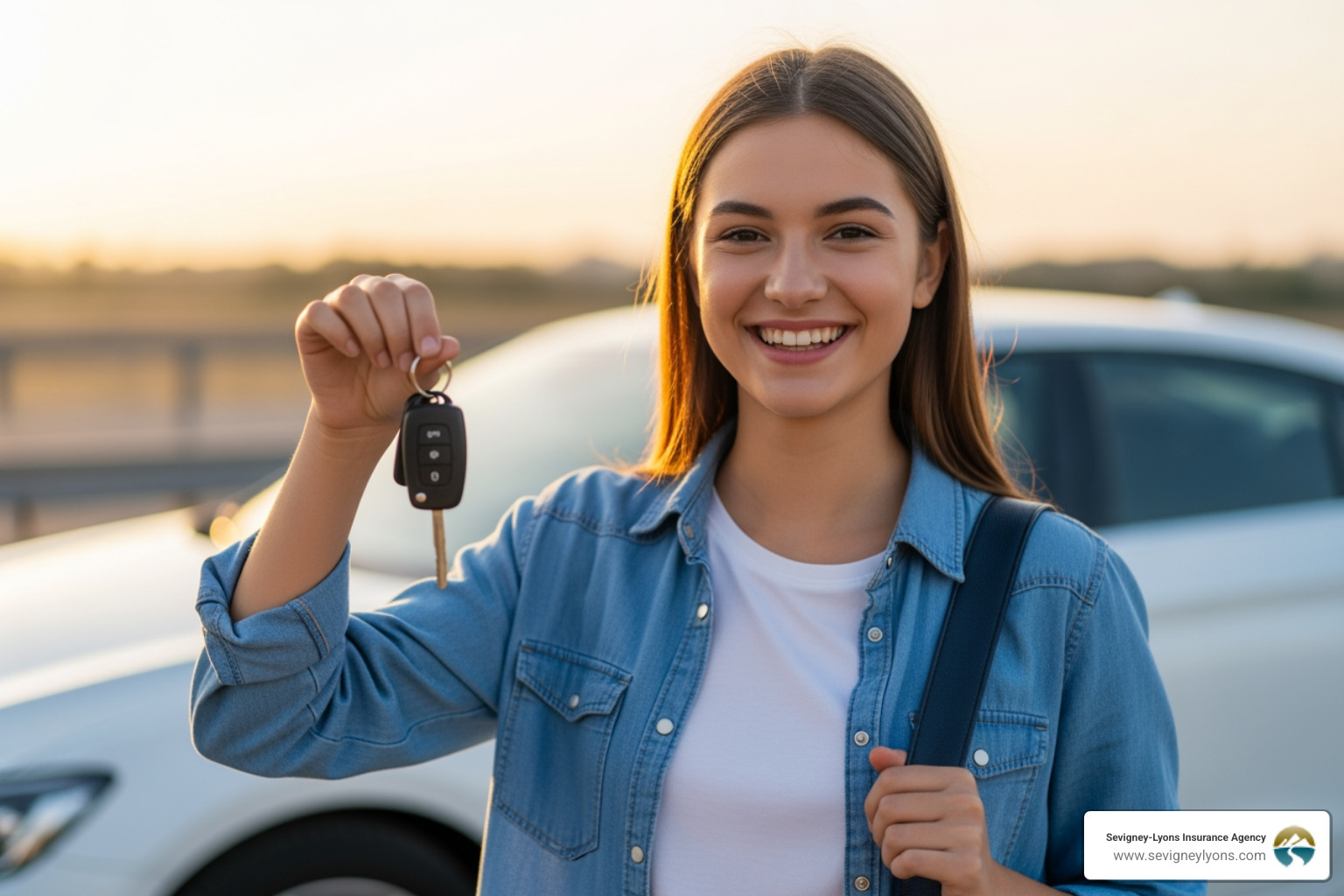 teenage driver with car keys - affordable car insurance for teenage drivers