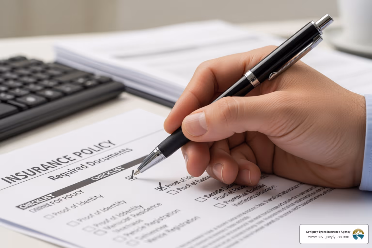 document checklist for an insurance policy - Auto Insurance Biddeford Maine