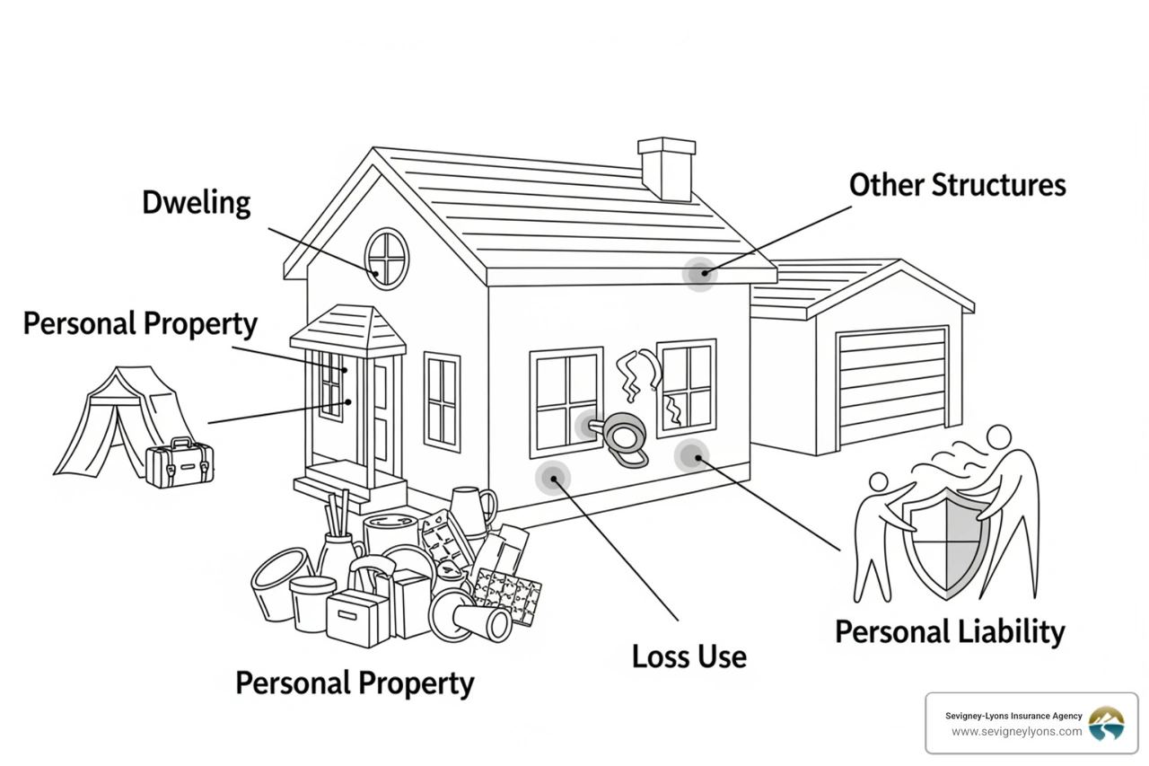 diagram of standard home insurance coverage areas - custom home insurance diagram of standard home insurance coverage areas - custom home insurance