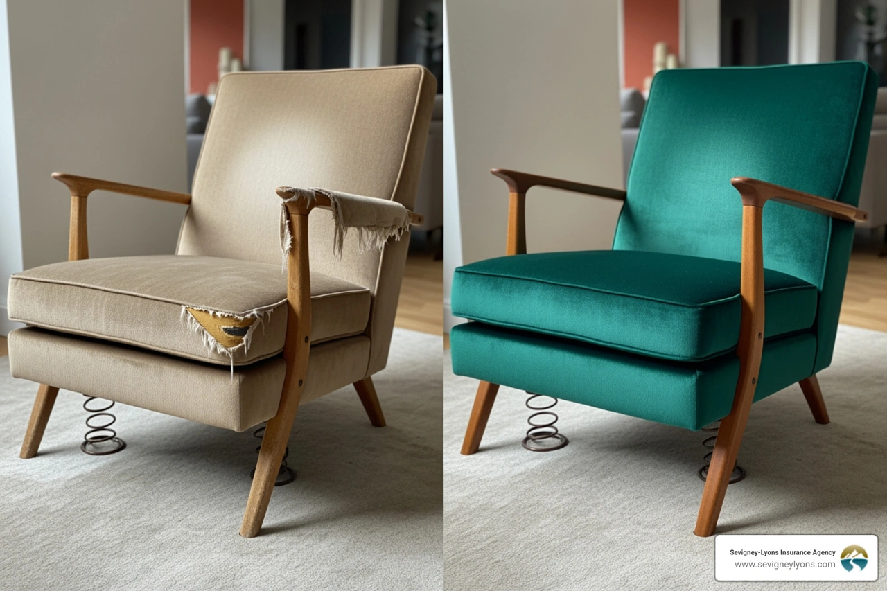 image comparing depreciated item to new item - custom home insurance image comparing depreciated item to new item - custom home insurance