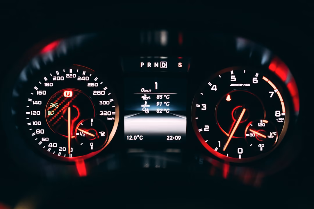 Safe driving dashboard tracking metrics like speed and braking Safe driving dashboard tracking metrics like speed and braking