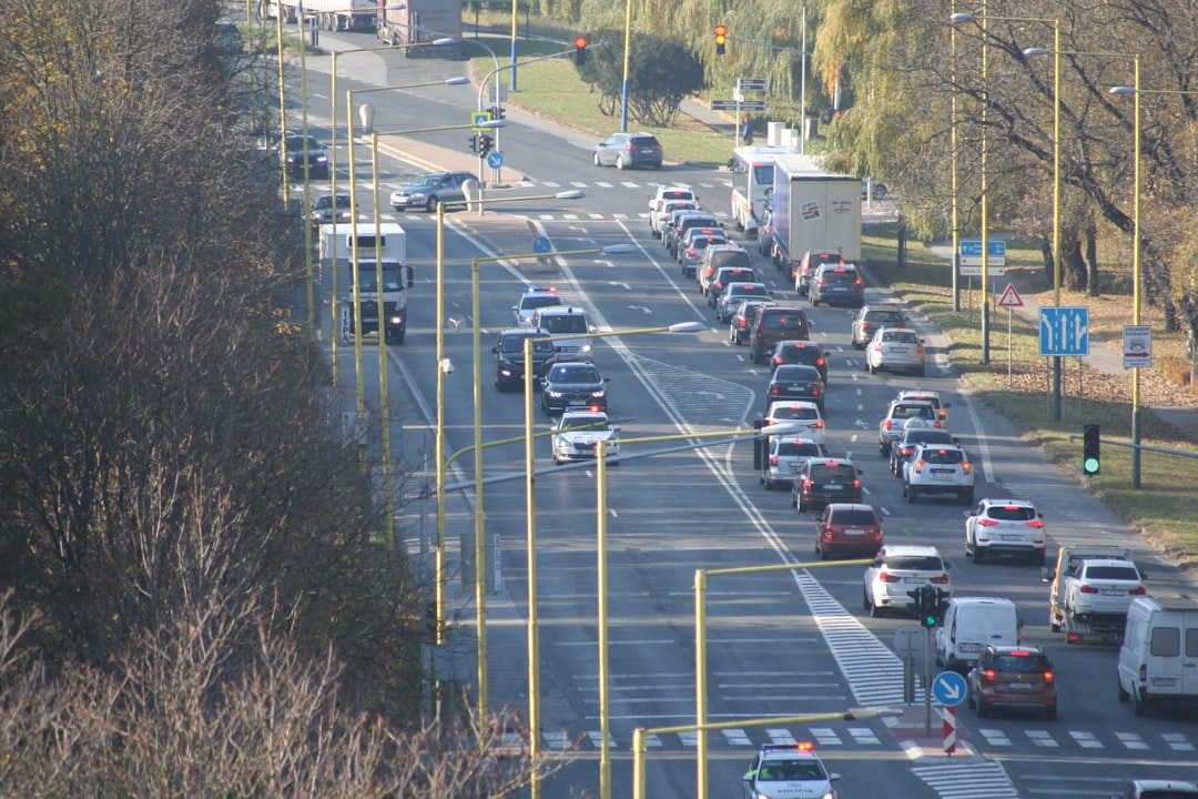 Heavy traffic and merging lanes in Southern Maine - car insurance for 1st time drivers