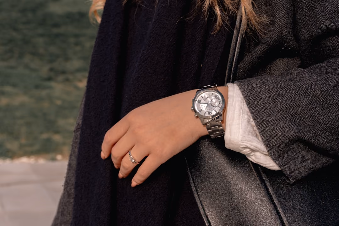 woman wearing a luxury watch in Kennebunk Maine