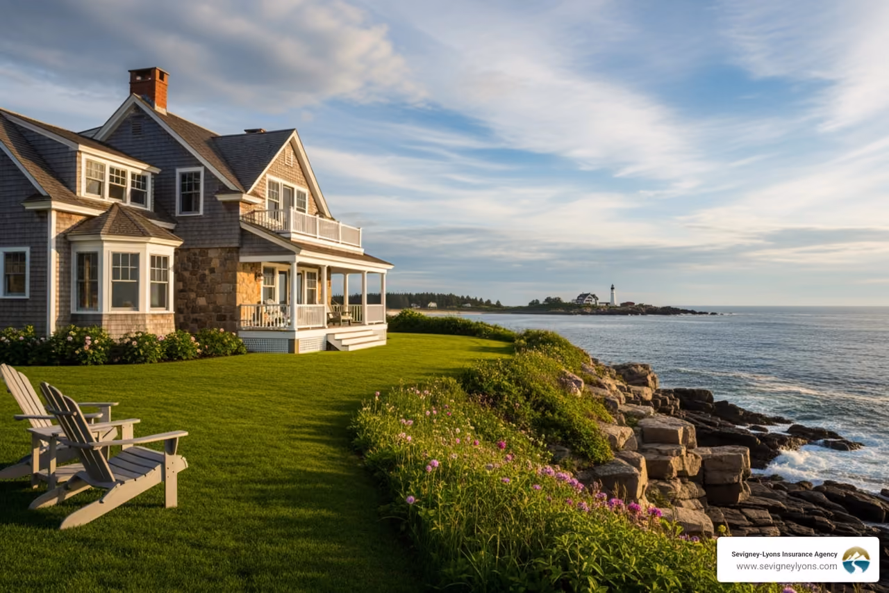 scenic coastal Maine home - get home insurance quote *