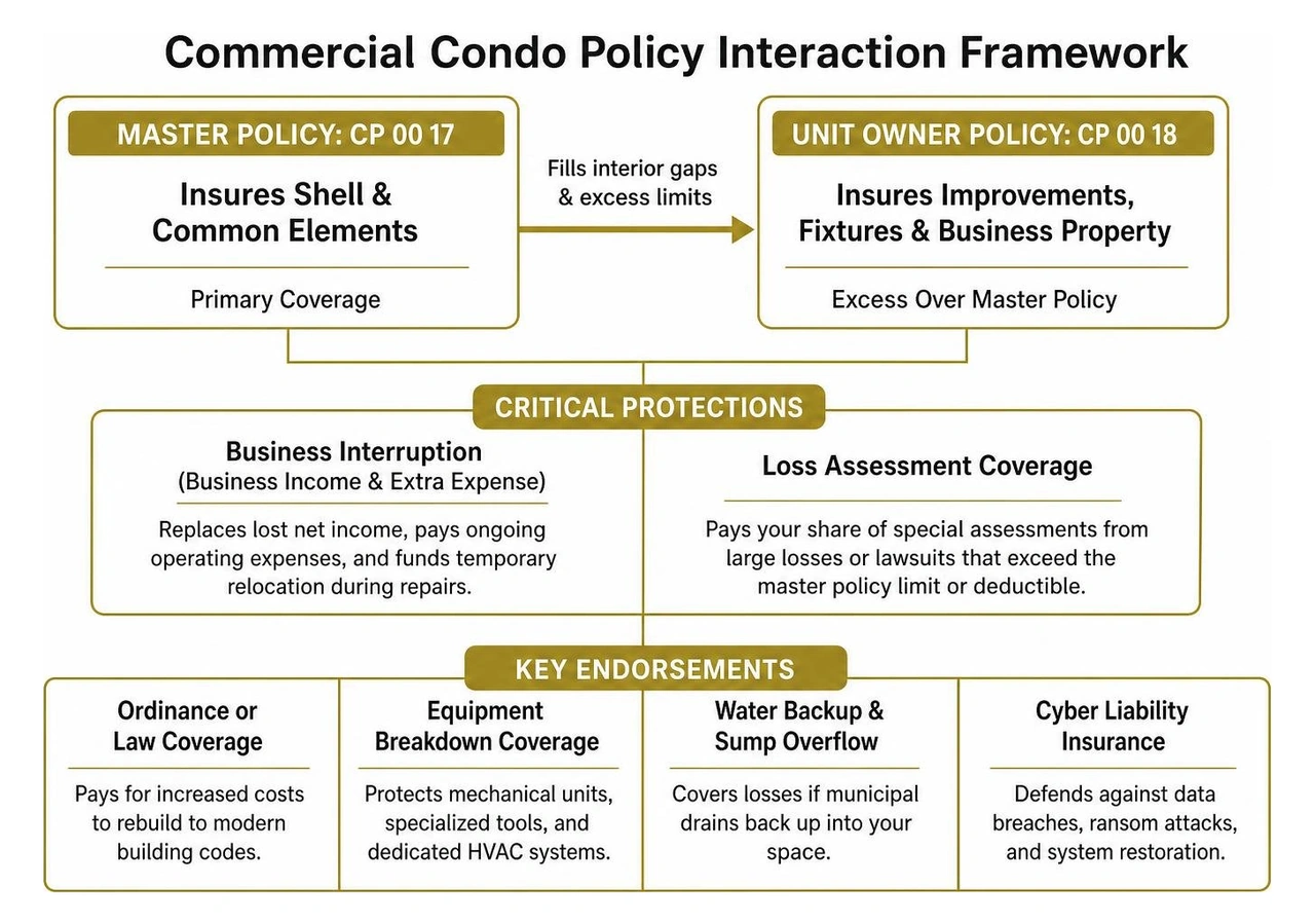 Commercial condo policy interaction framework Commercial condo policy interaction framework