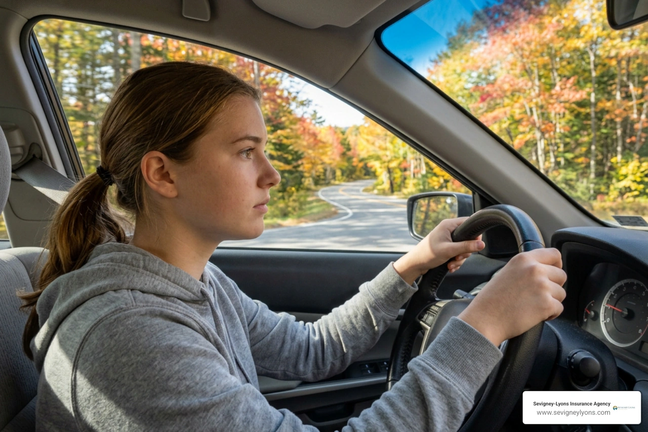 Traffic safety illustration for young drivers Traffic safety illustration for young drivers
