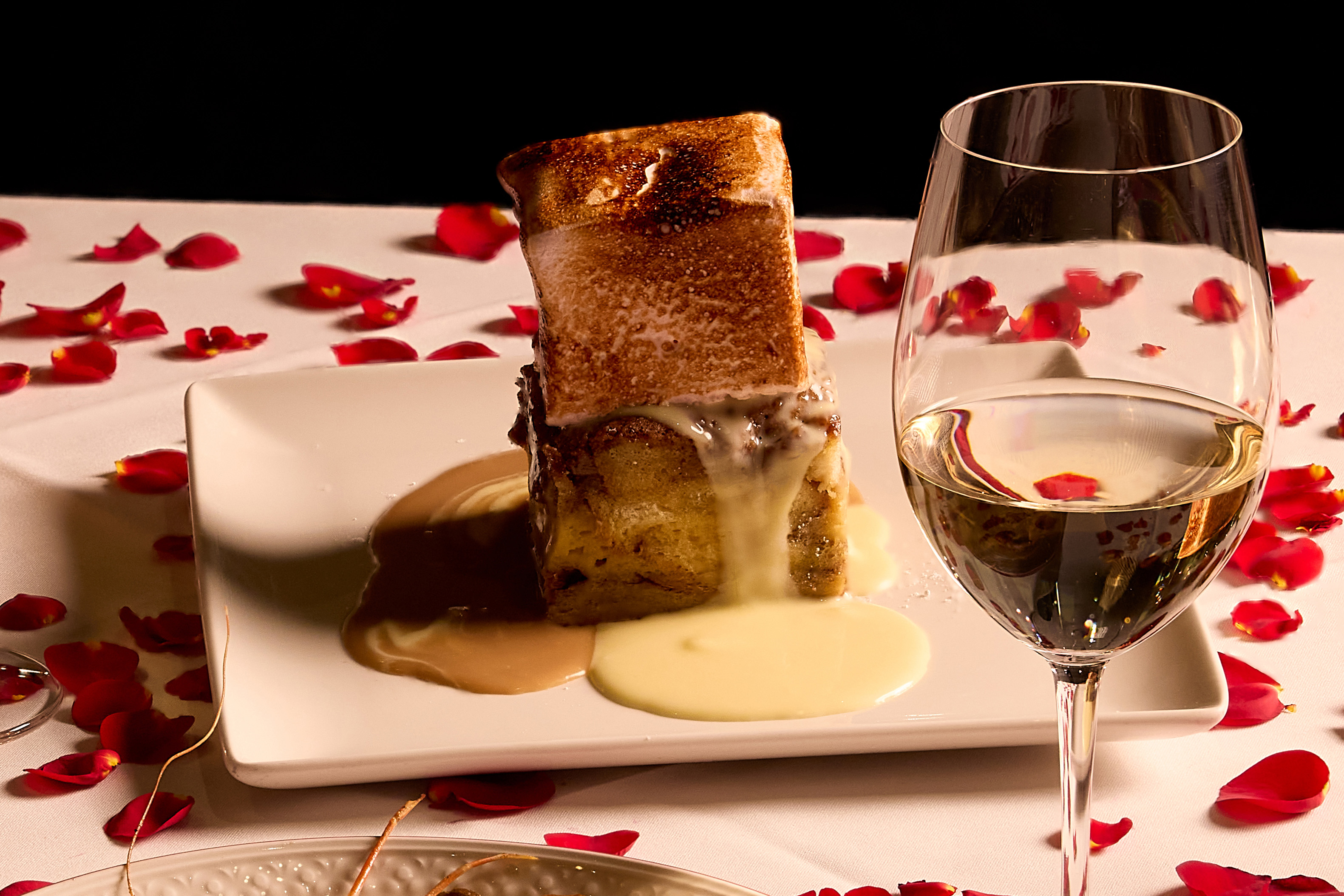 Warm Italian Bread Pudding