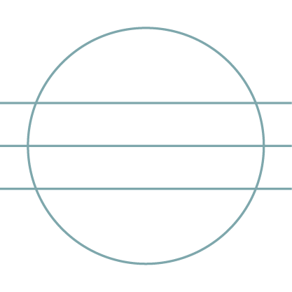 Infographic of three lines to signify integrity
