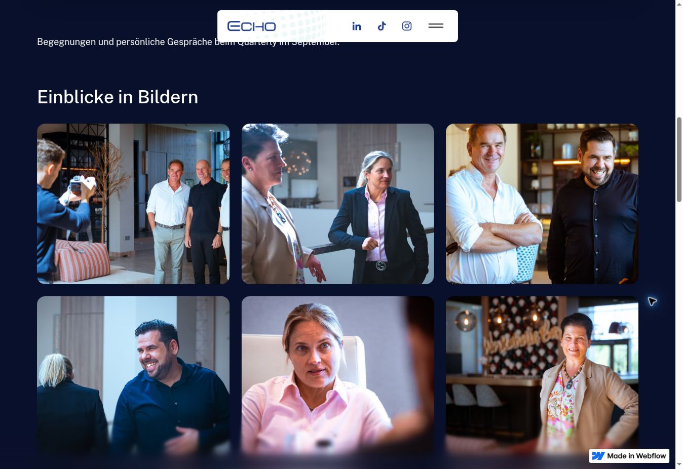 Originale ECHO Website: 03 / In Erinnerung bleiben.