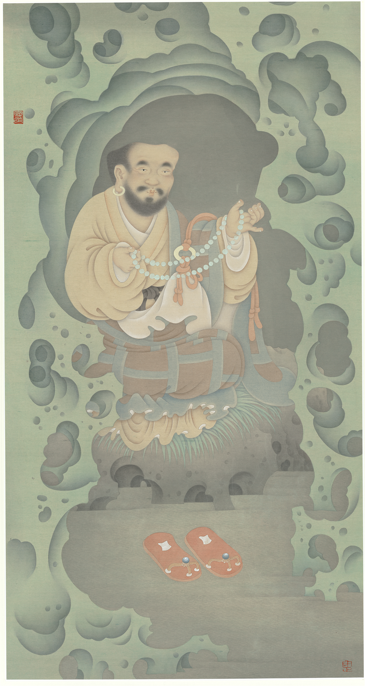 嚴穴棲真圖 The Hermit Dwelling in the Cave
