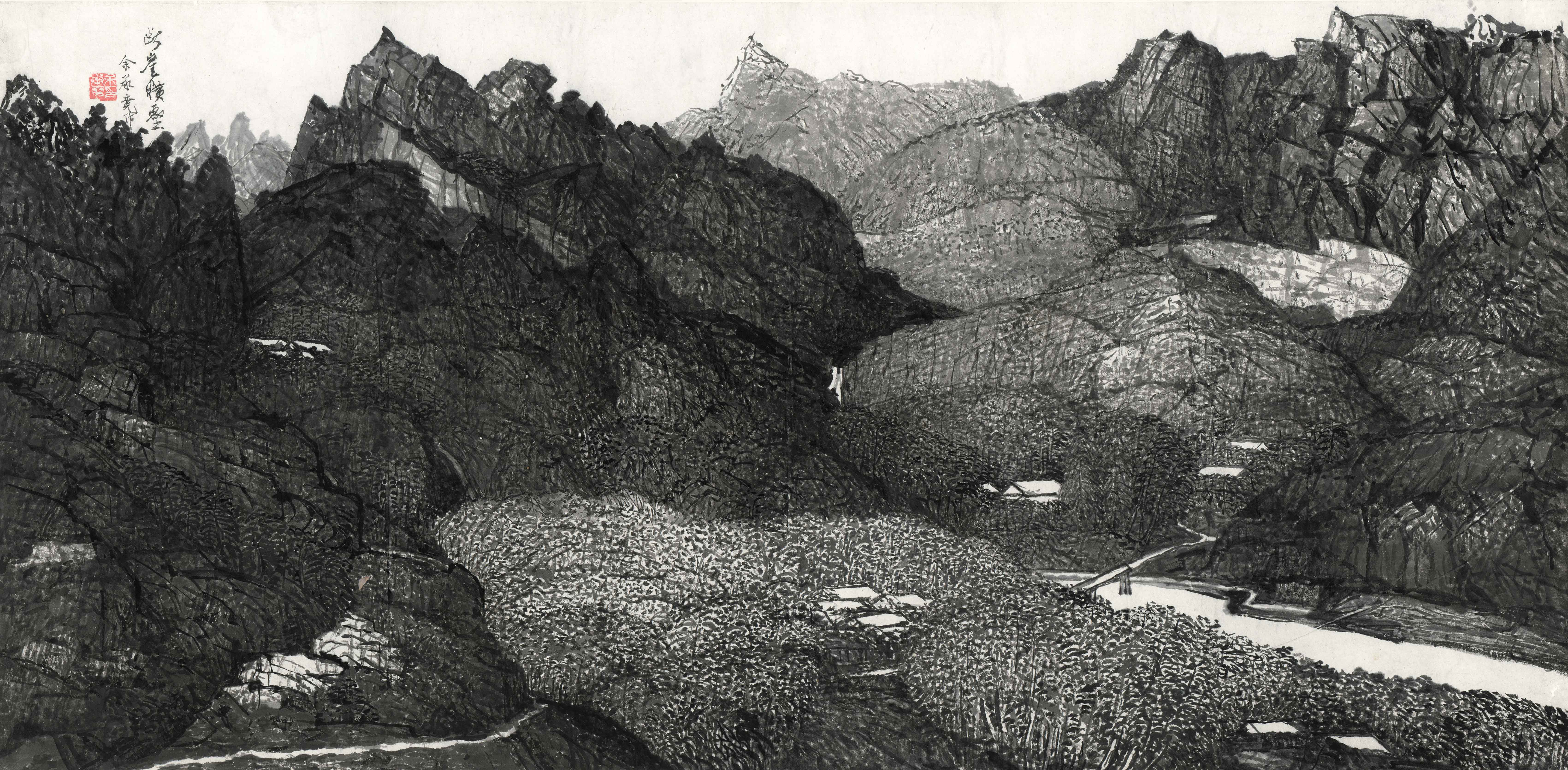 斷崖橫壑 Cliffs and Ravines in Vast Span