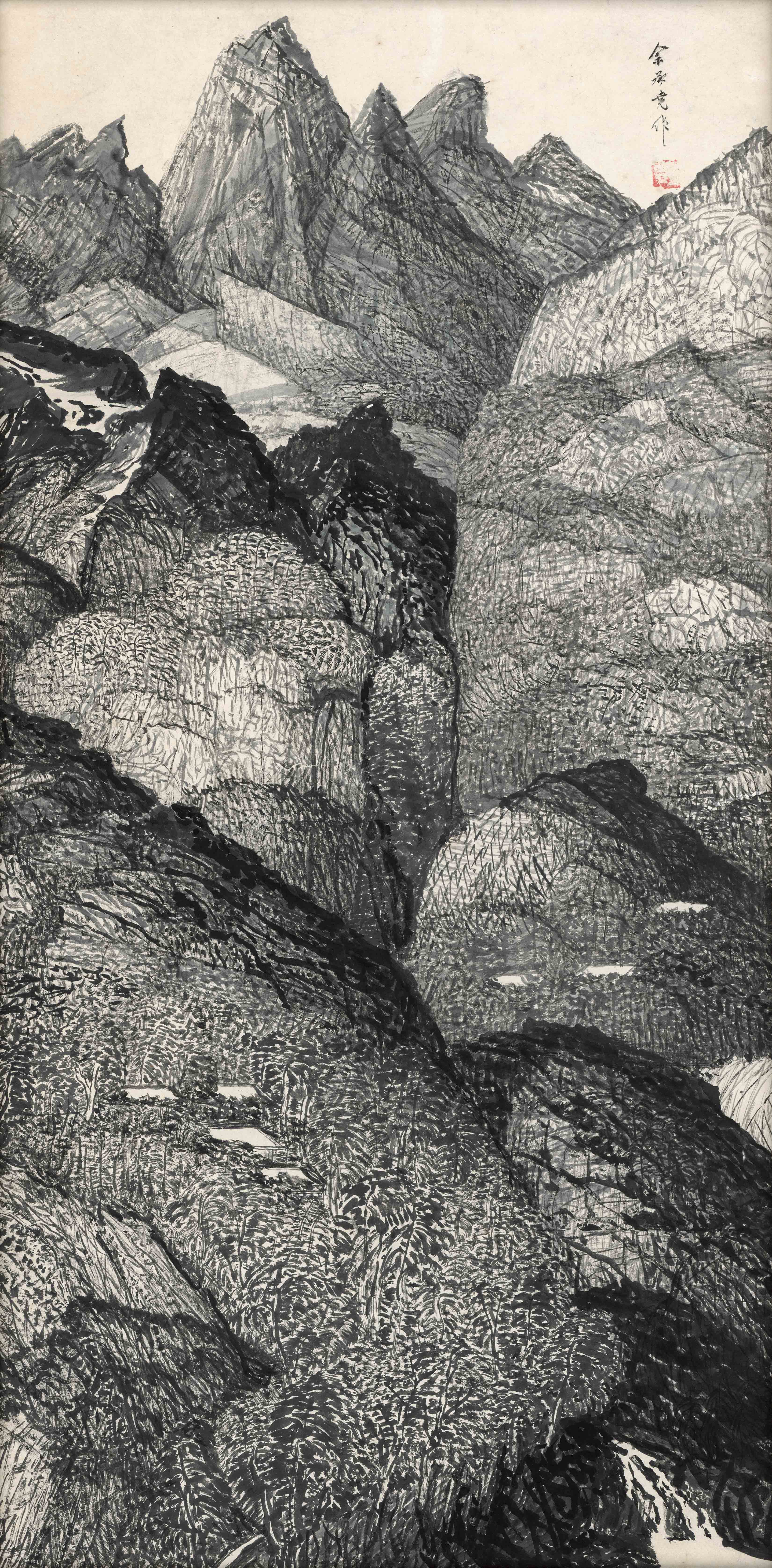 群峰挺秀 Graceful Peaks Rise