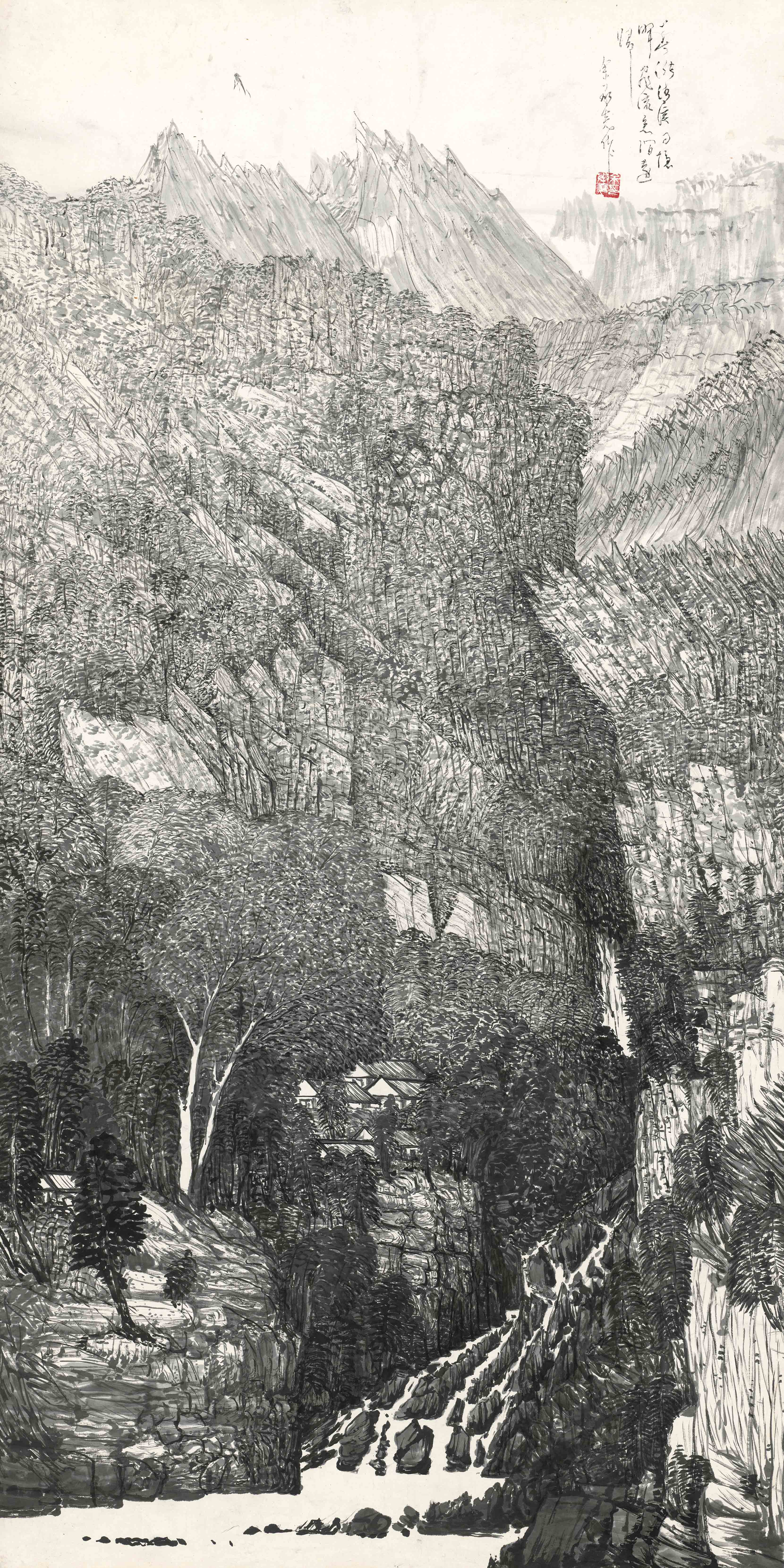 春漲清溪日隱暉 As Spring Waters Swell beneath the Fading Sun