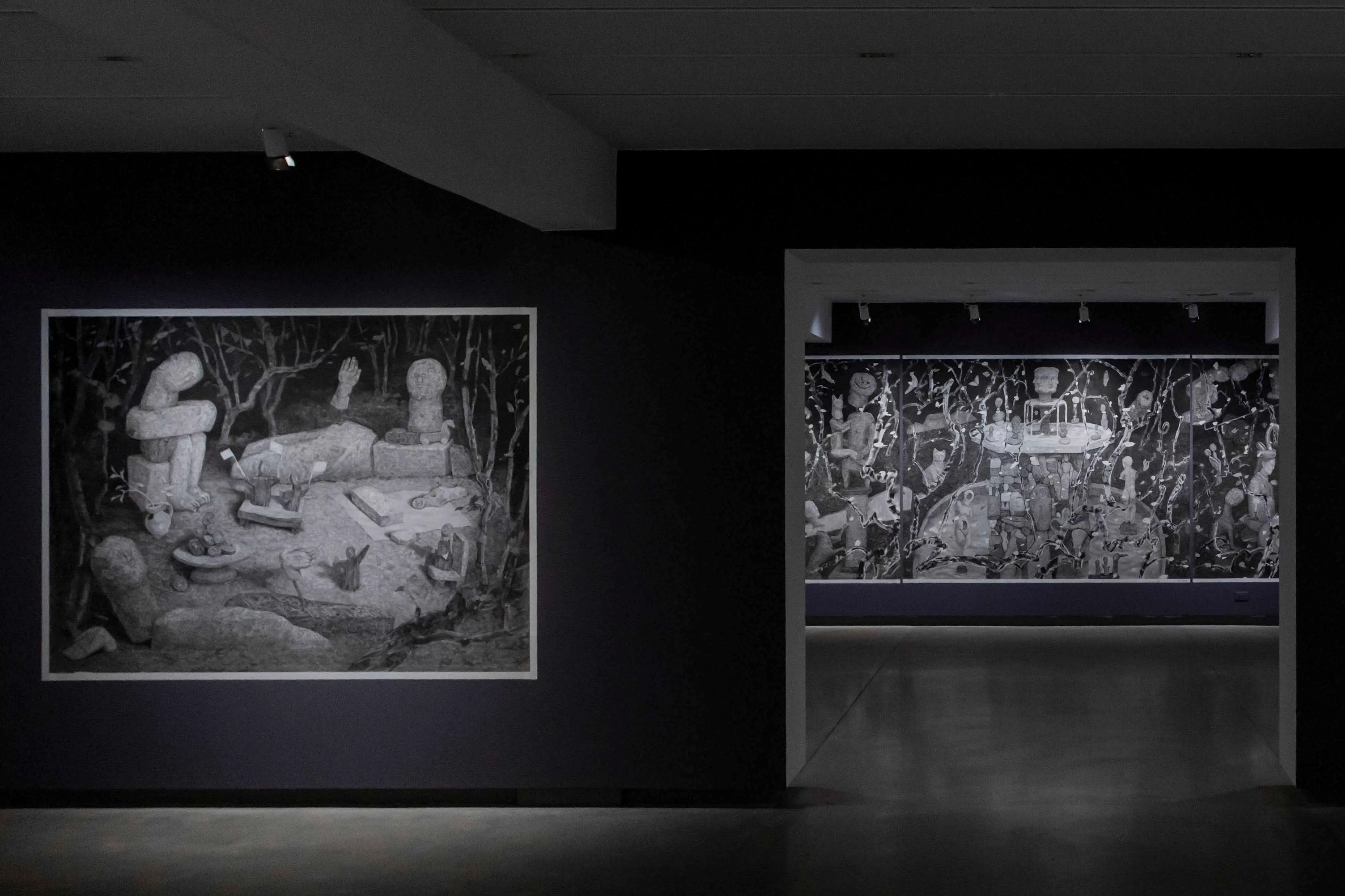 藝術評論｜試論「夜拾 —— 顏妤庭 個展」裡的皴法｜文：吳超然