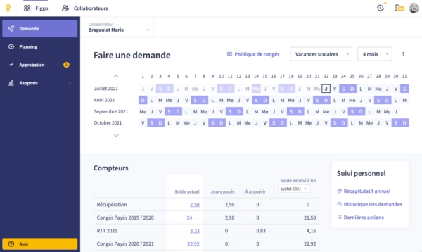 L'interface de Timmi