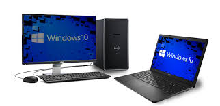 Poste fixe et ordinateur portable sous Windows 10 côte à côte