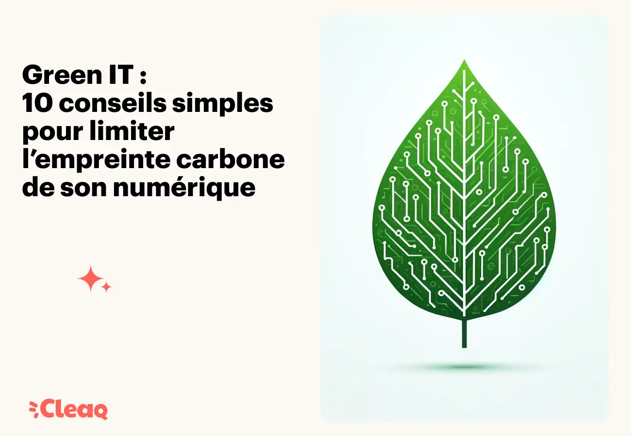 Feuille verte dont les nervures forment un circuit électronique