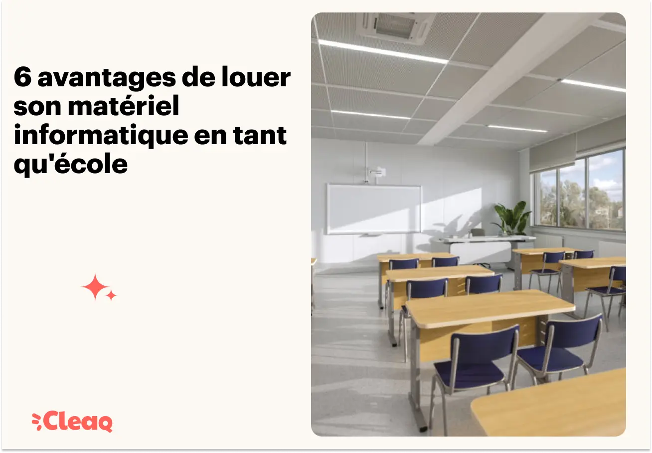 Salle de classe équipée de bureaux et de chaises