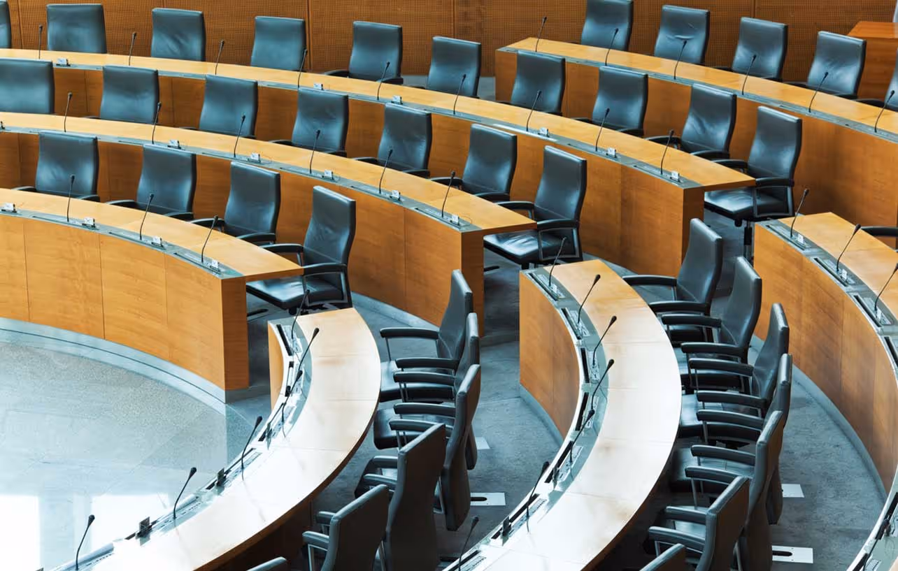 empty govenrment united nations seating visual