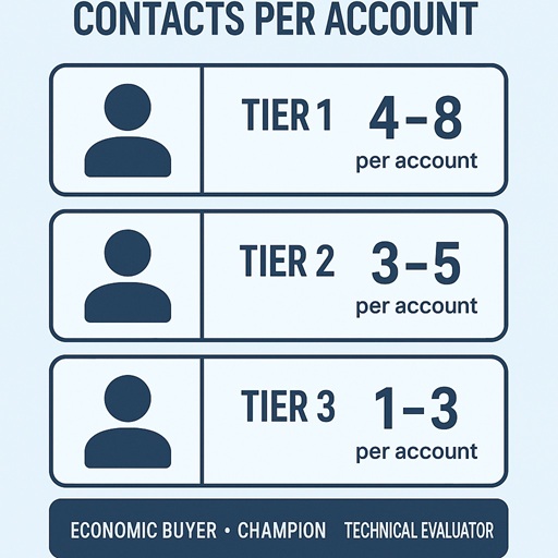 Contact per account stats for ABM