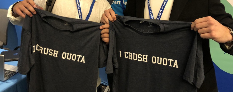 sales pros that have crush quota shirt