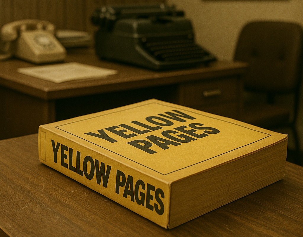 old school yellow pages