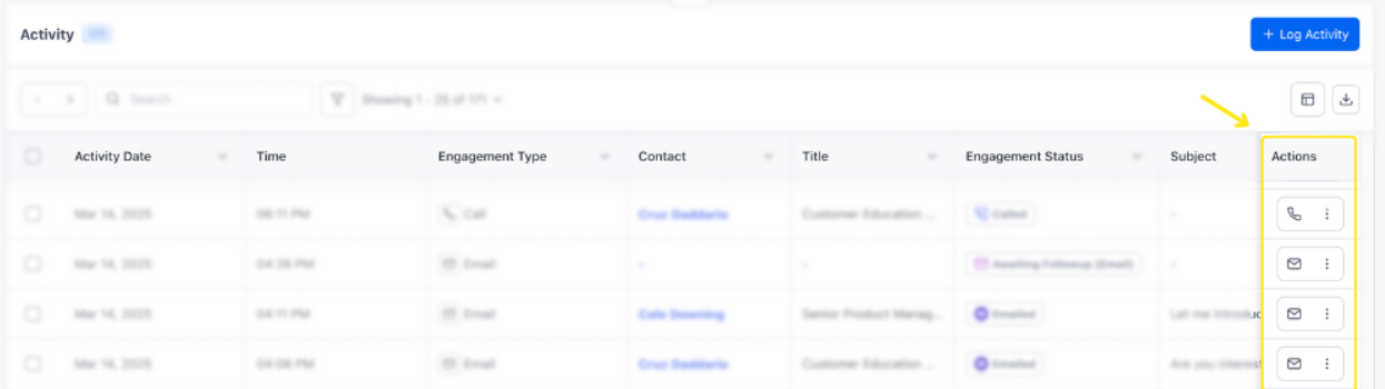 See Contact & Call Contact