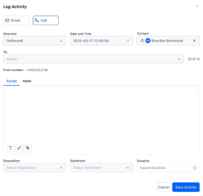 Pre-built Scripts for Outreach