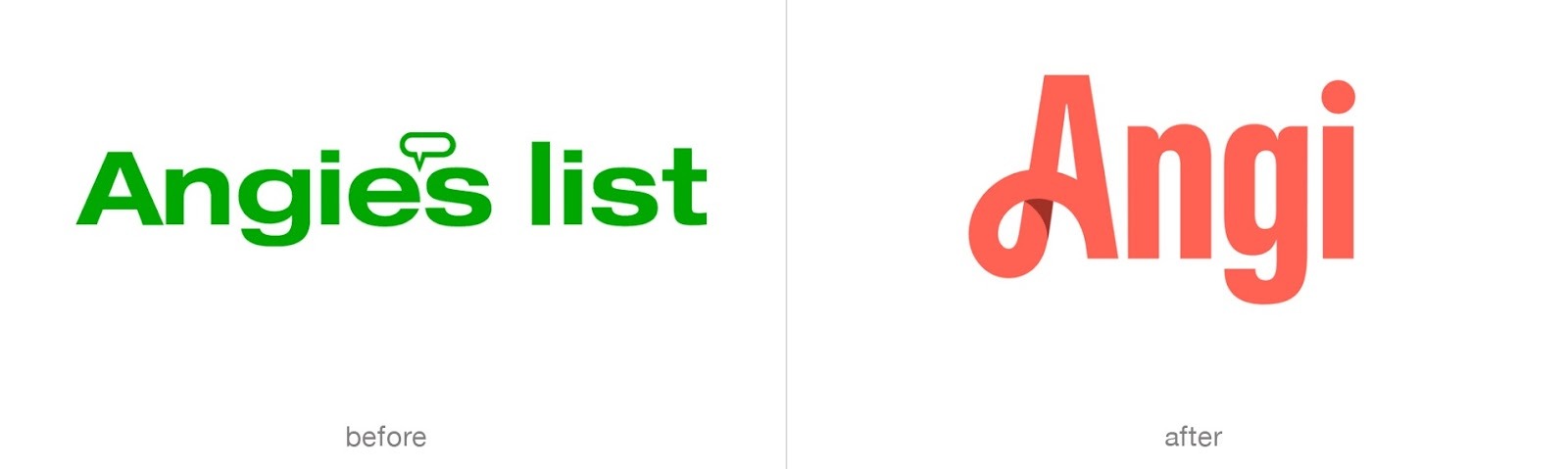 Angi rebranding from Angie's List