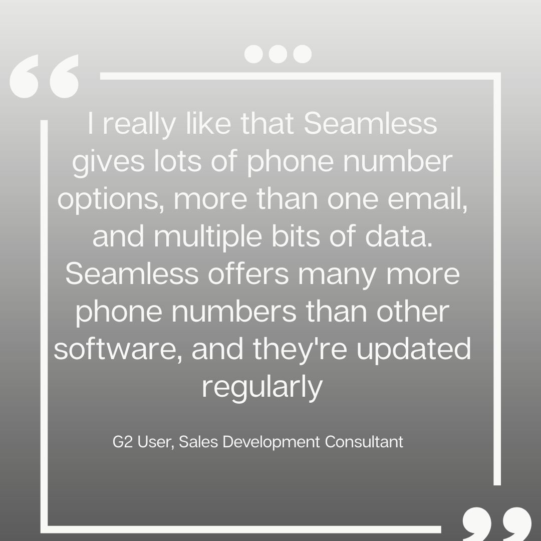 G2 review on Seamless.AI