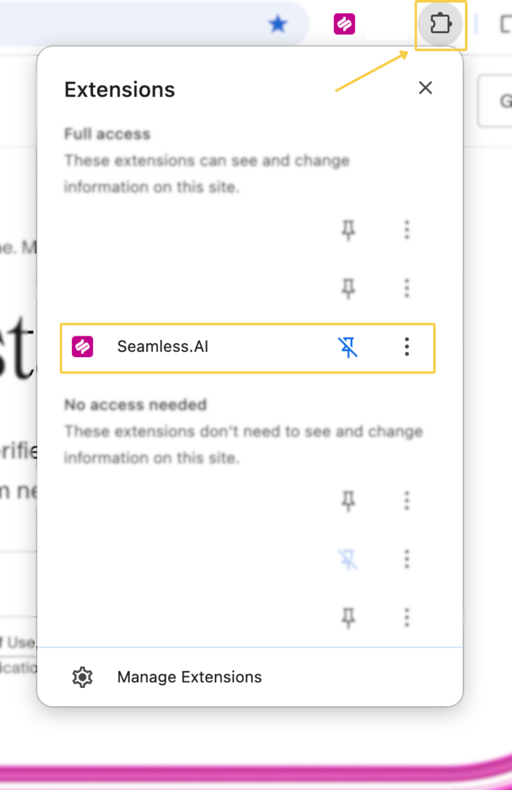 Chrome Extension Management  