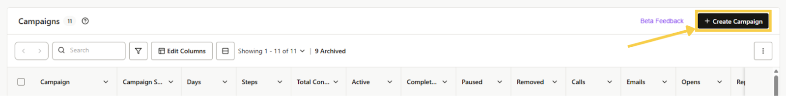 Create Campaign icon