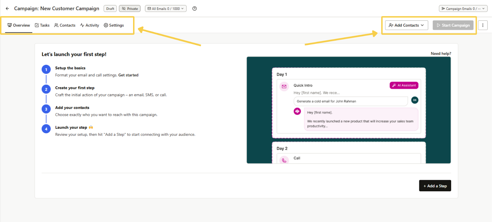 Additional Campaign options
