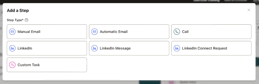 Campaign Step Options