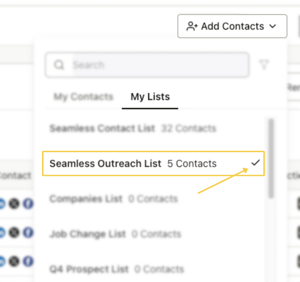 Synced Campaign List