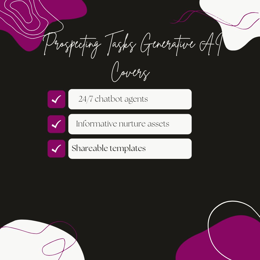 3 prospecting tasks generative ai covers.