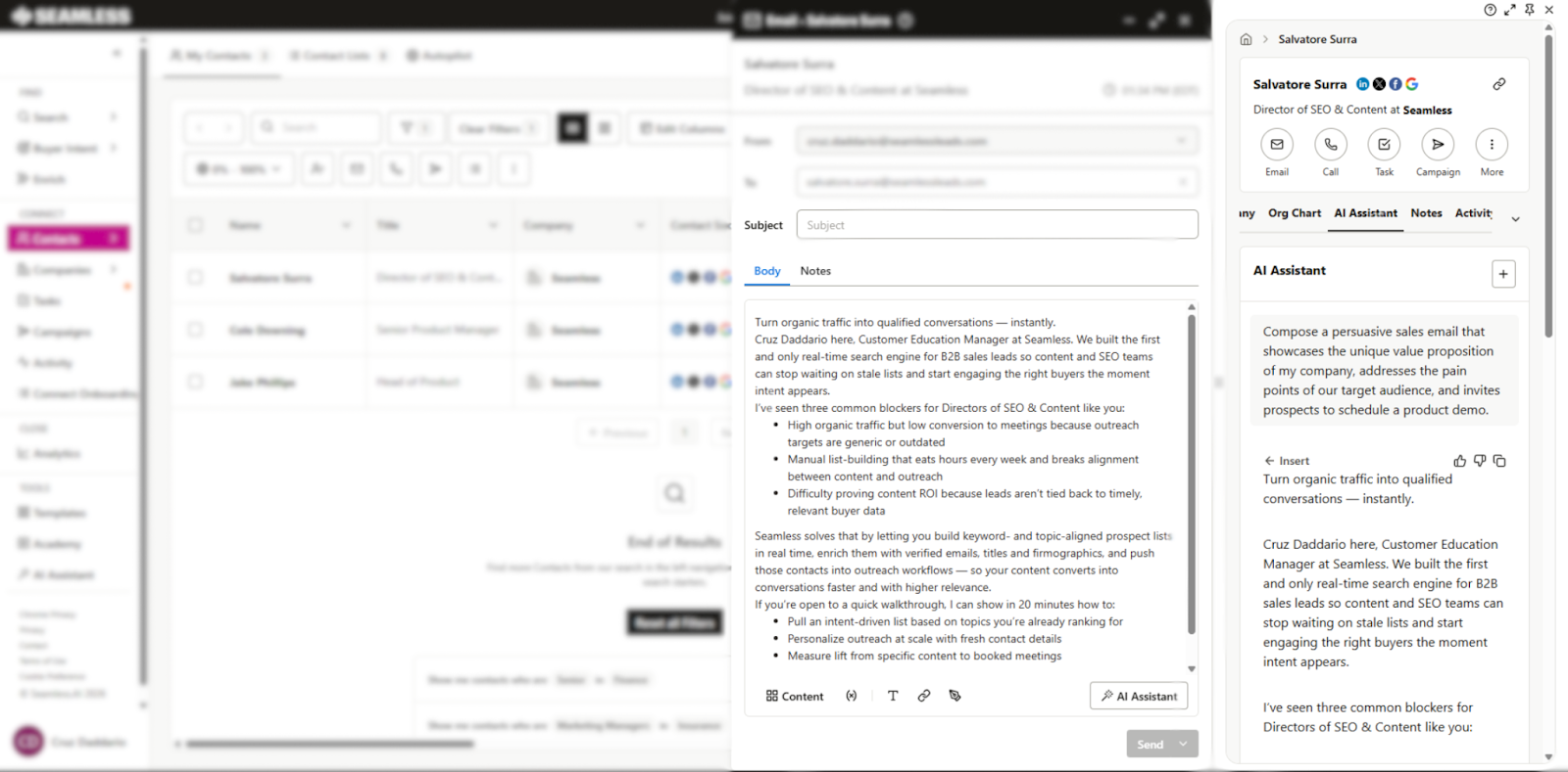 AI Assistant with Seamless Connect